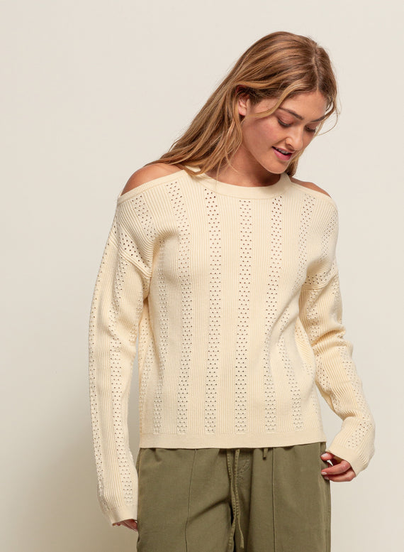 Cold Shoulder Sweater